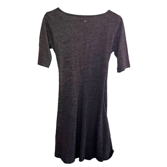 Prana Nadia Wool Blend Faux Wrap Dress S - Picture 5 of 7